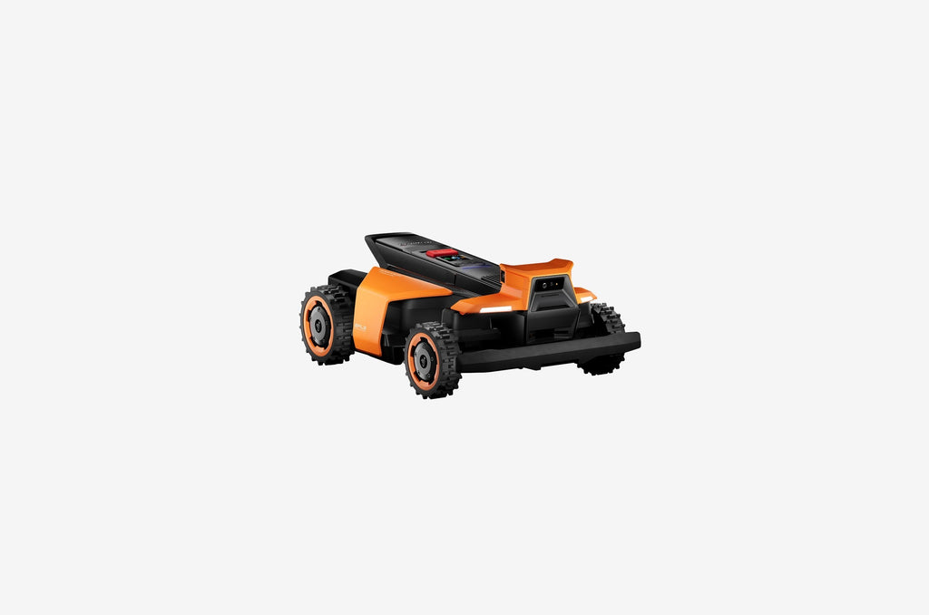 Navimow Terranox commercial robotic mower front three-quarter view