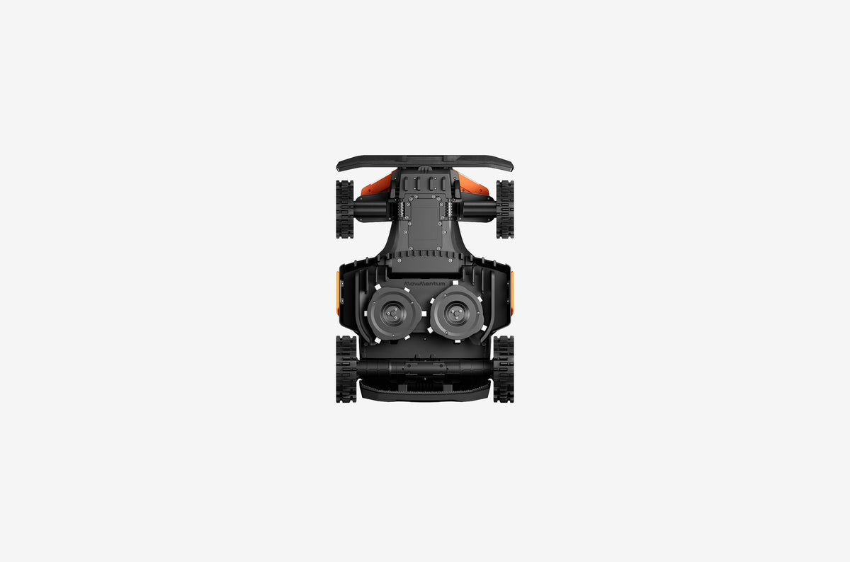 Navimow Terranox commercial robotic mower cutting deck view
