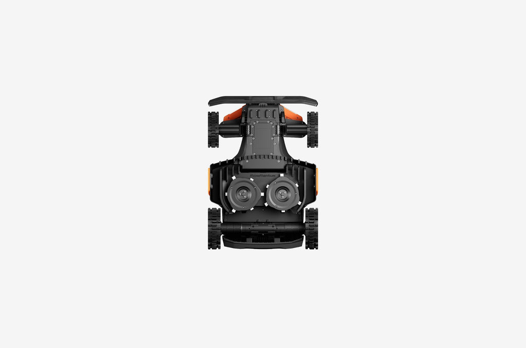 Navimow Terranox commercial robotic mower cutting deck view